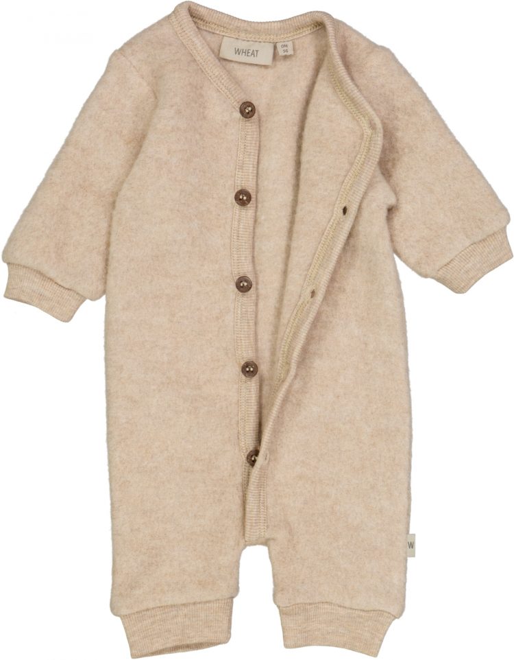 9369e-786 - Wool Fleece Jumpsuit - 3204 khaki melange - Extra 3