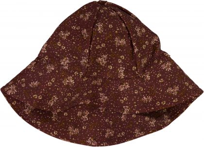 5987e-169 – Sun Hat – 2753 maroon flowers – Extra 2